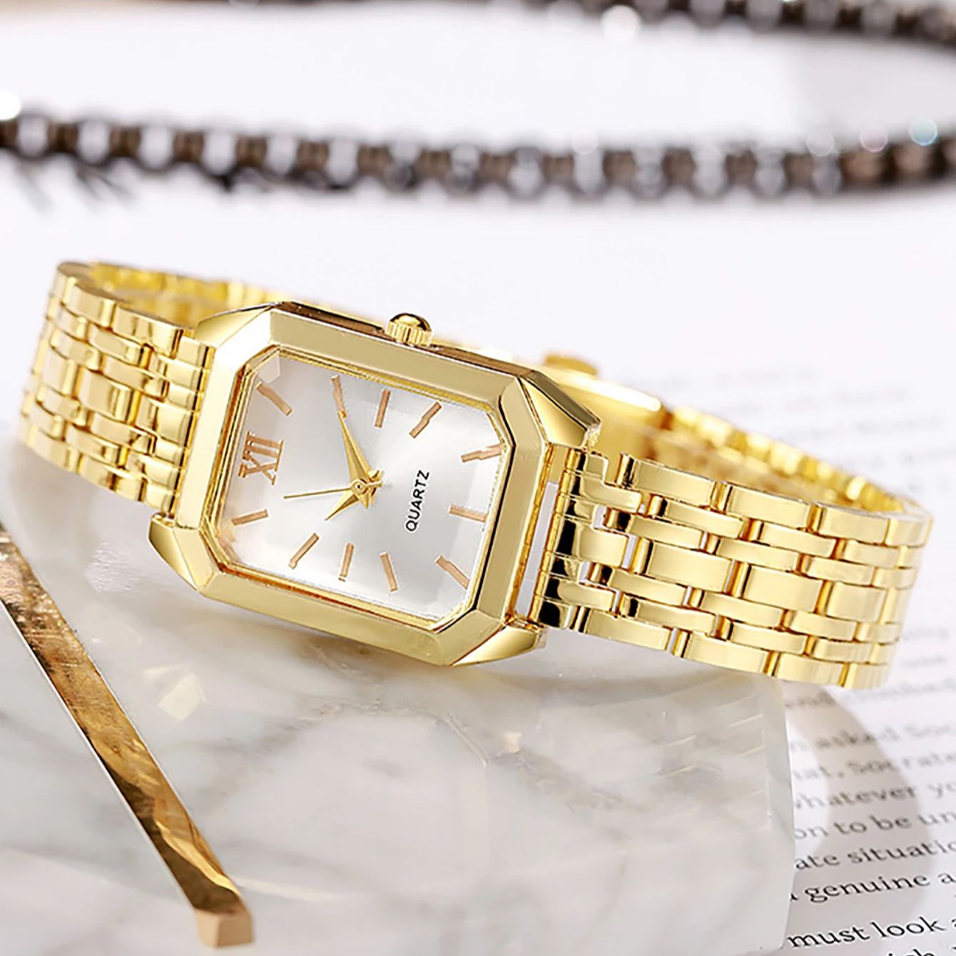The lady's compact quartz watc - Jewelry Clasp Watches recension och pris