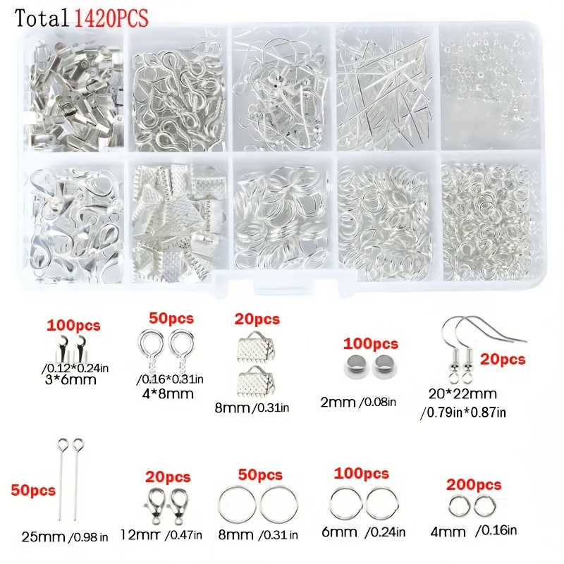 1420pcs 1box Jewelry Findings  - Jewelry Repair & Watches Reviews recension och pris
