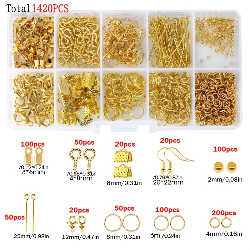 1420pcs 1box Jewelry Findings  - Jewelry Repair & Watches Reviews recension och pris