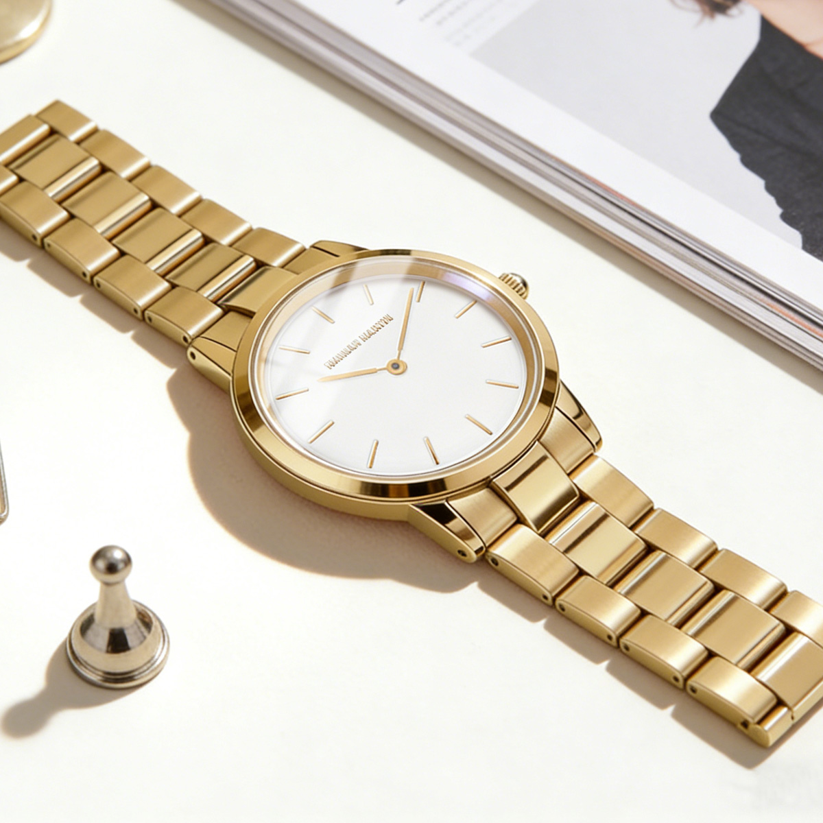 Womens Watch Rose Gold Stainle - Jewelry Clasp Watches recension och pris