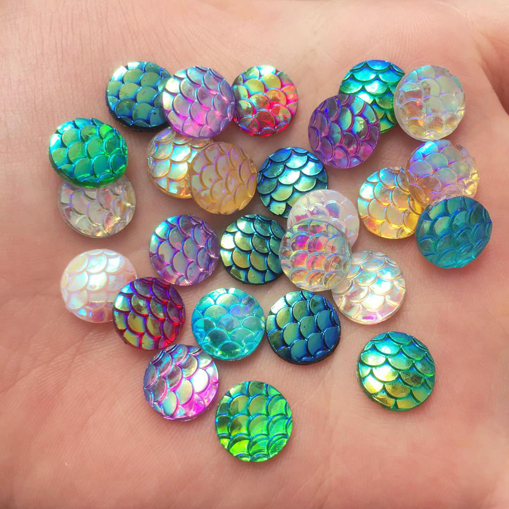 Shiny 100Pcs AB Resin 10mm Rou - Paradise Jewelry & Watches Llc recension och pris
