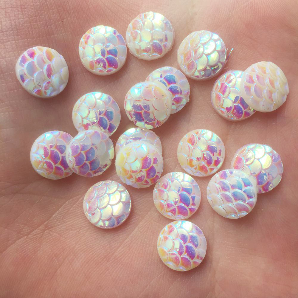 Shiny 100Pcs AB Resin 10mm Rou - Paradise Jewelry & Watches Llc recension och pris