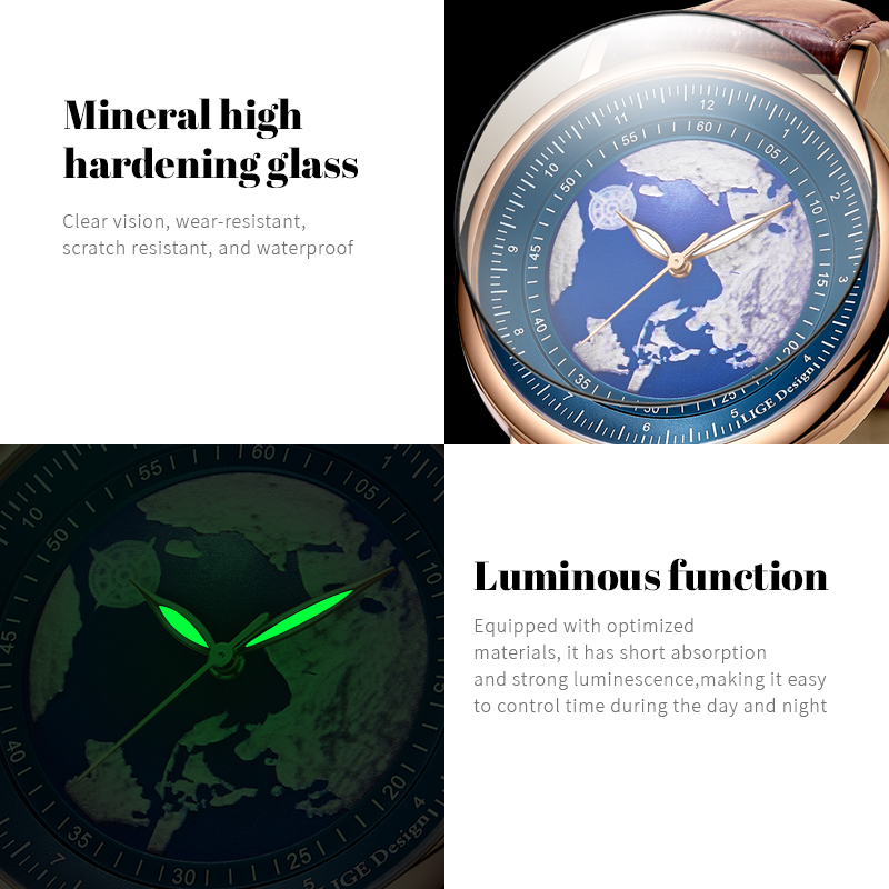 LIGE 2026 New Top Brand Luxury - Jewelry Inspired Watches recension och pris