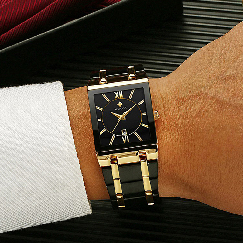 WWOOR Brand Luxury Gold Bracel - Jewelry Inspired Watches recension och pris