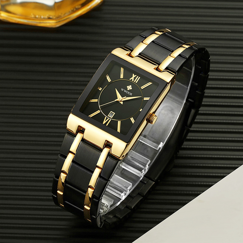 WWOOR Brand Luxury Gold Bracel - Jewelry Inspired Watches recension och pris
